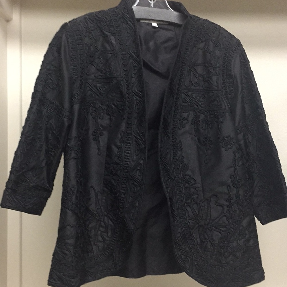 100% Thai Silk embroidered Marissa Baratelli Jkt